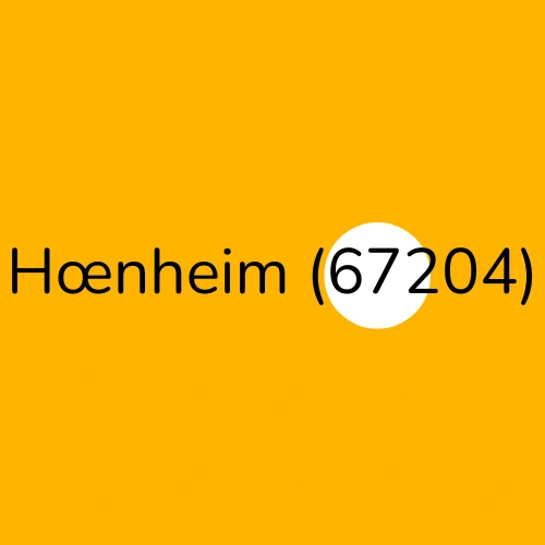 Hœnheim 67204