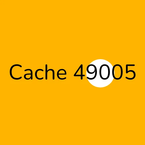 Cache 49005 plumber