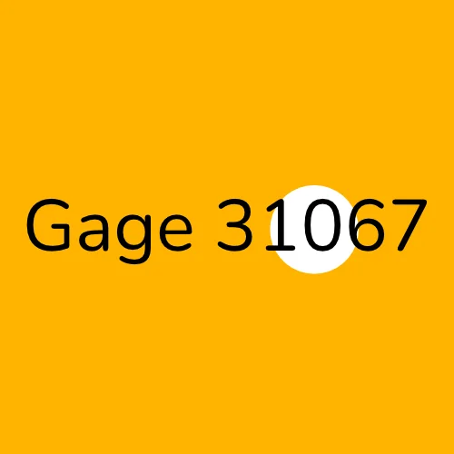 Gage 31067 plumber