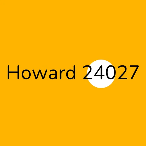Howard 24027 plumber