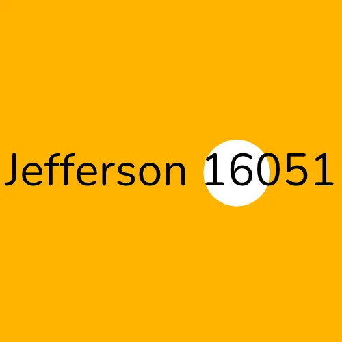 Jefferson 16051 plumber