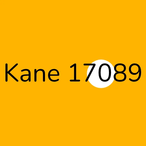Kane 17089 plumber