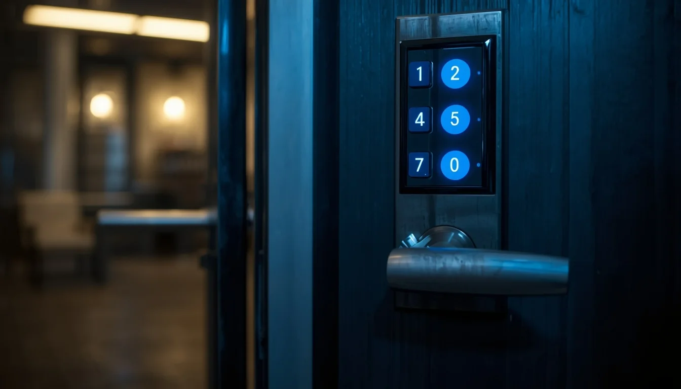 Keypads, smart locks, and access control systems