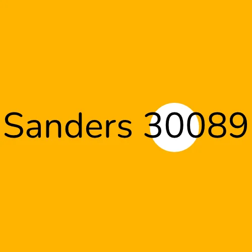 Sanders 30089 plumber