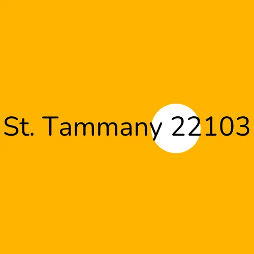 St. Tammany 22103 plumber